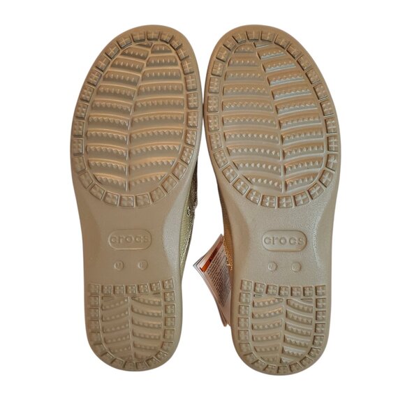 NEW CROCS SZ 12 Men’s Santa Cruz Slip-On Shoes in Tan/Khaki - Picture 7 of 8